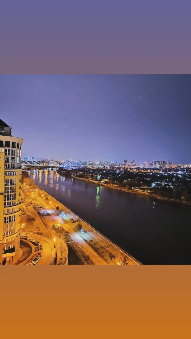 Квартира с большим телевизором и шикарным видом на реку Кубань 2