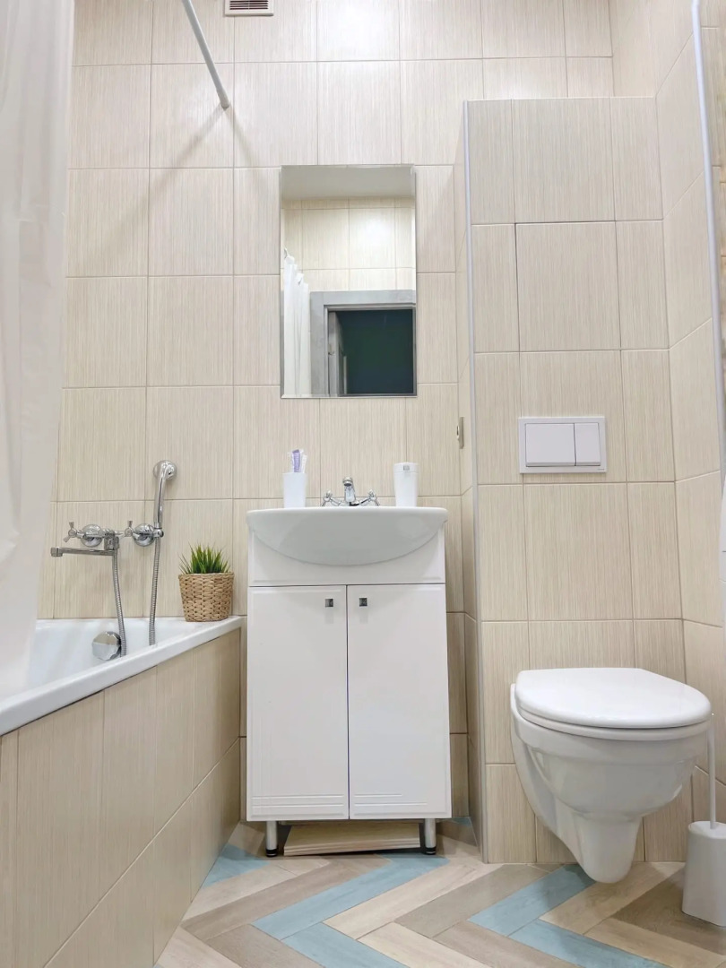 Апартаменты двухкомнатные White Sea Aparts в центре города