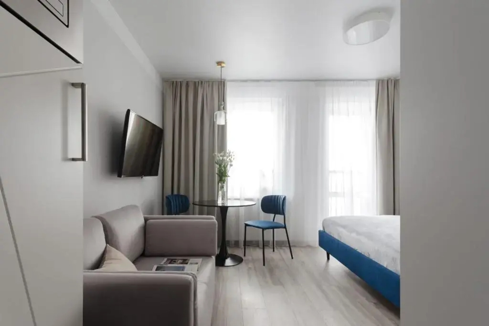 Апартаменты Квартира Cтудия у метро Бухарестская