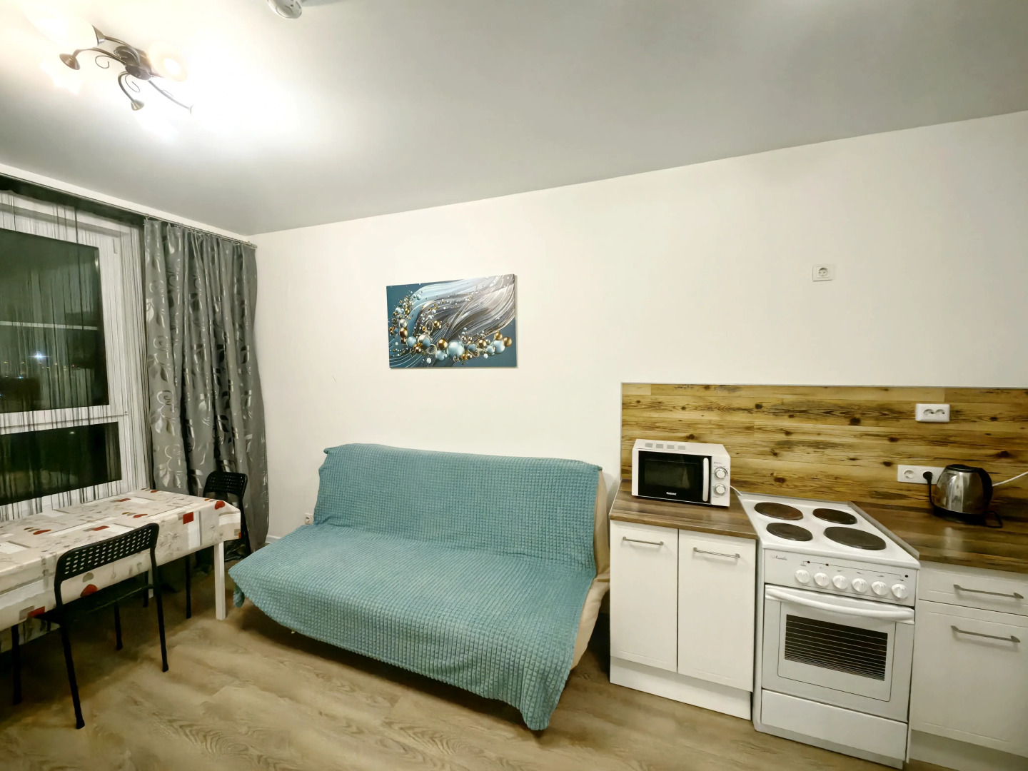 Квартира Однушка Скандинавский стиль