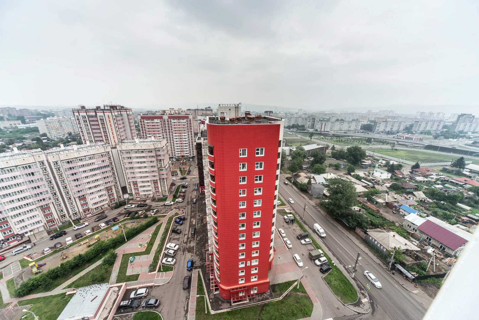 Квартира для 4 человек на 17 этаже с видом на город