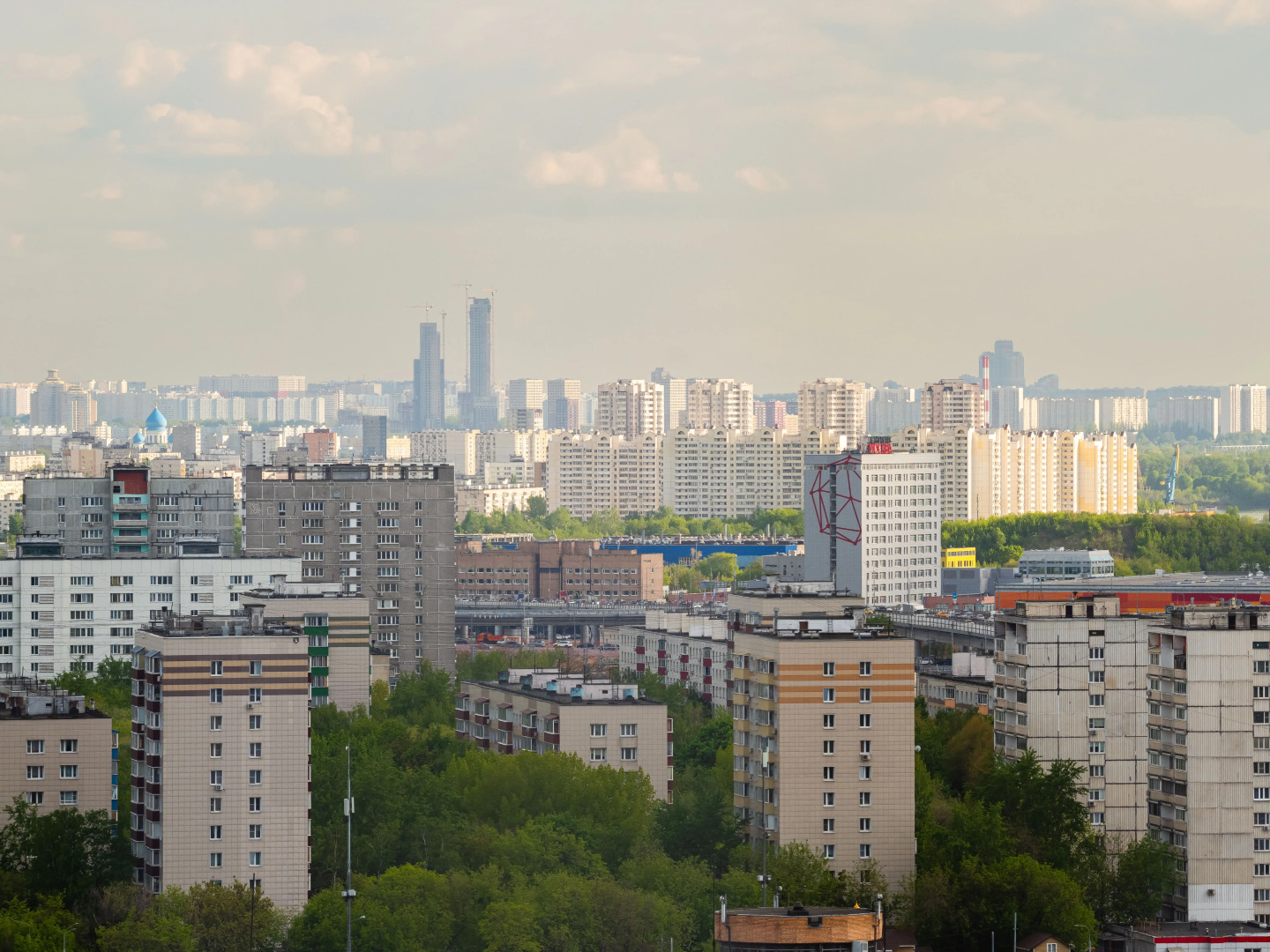 Квартира С панорамным видом на Москву