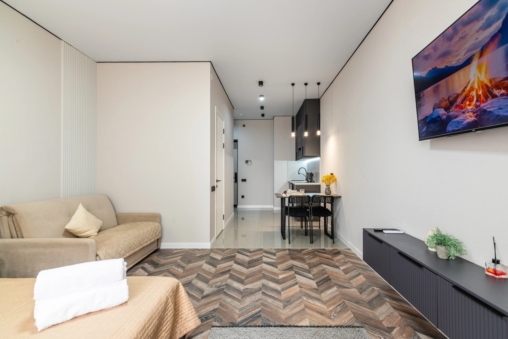 Апартаменты Студия Bounty рядом с ТРЦ Мега Парк (197)