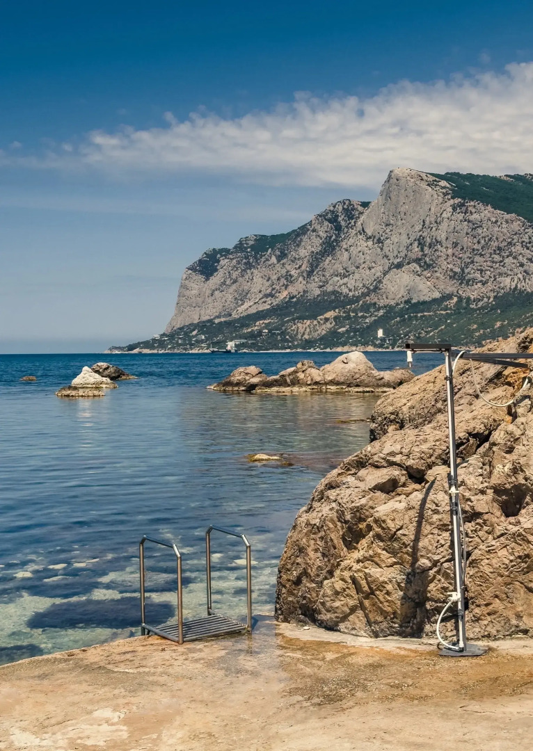 Апартаменты Студия в бухте Ласпи с видом на море