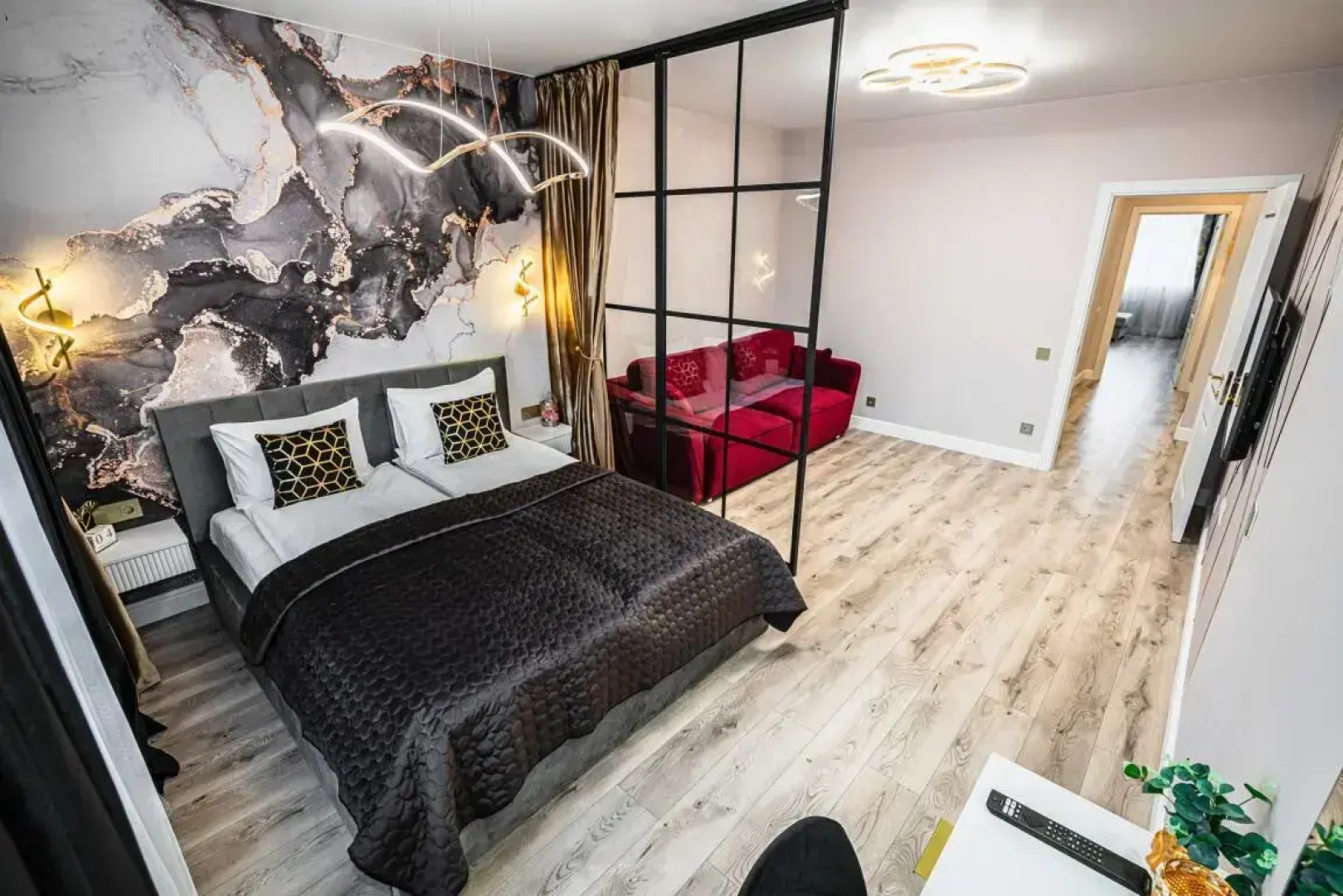 Апартаменты Crown39 - Strela - 2к №106: 71 м2, 2 этаж из 13