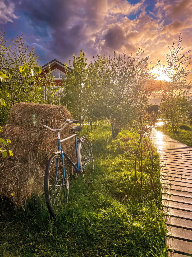 Глэмпинг А у реки