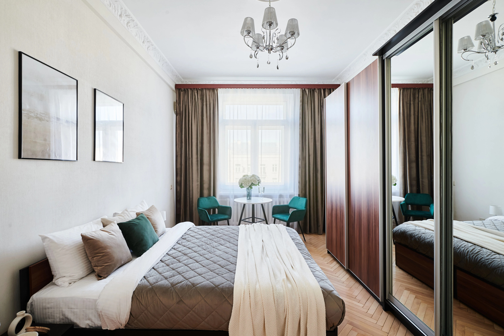 Квартира GM Apartments Трёхкомнатная с видом на Тверскую