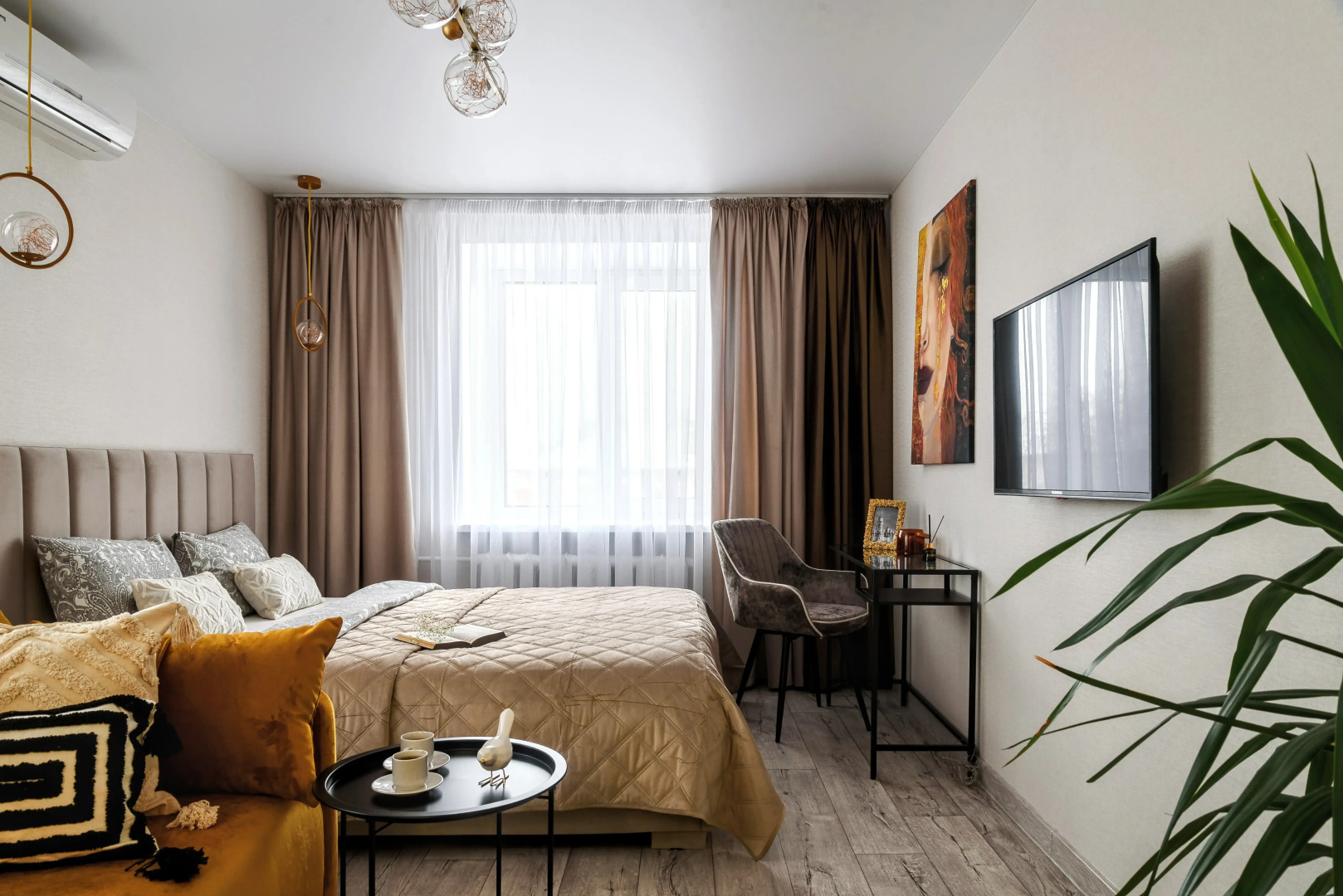 Квартира Атмосферная двухкомнатная для вас