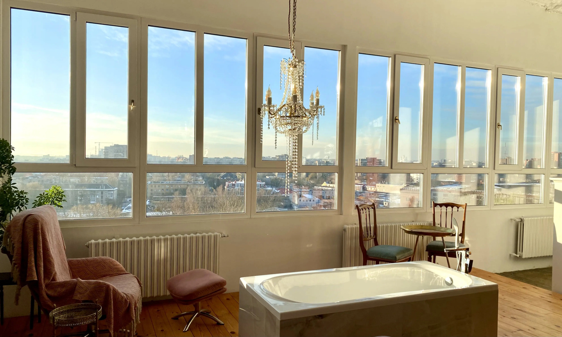 Апартаменты ApartMari Уникальный Люкс с видом на город