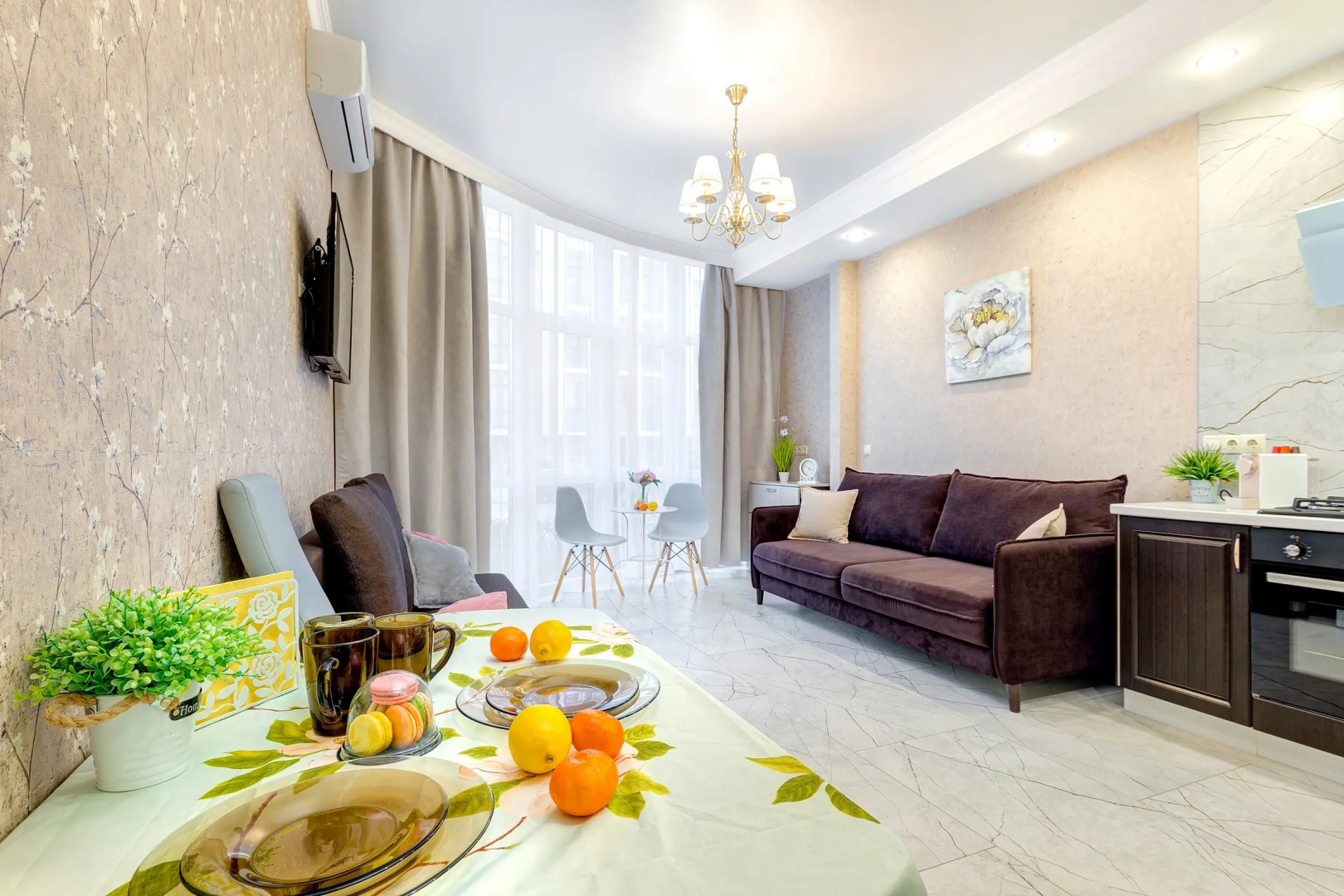 Апартаменты с балконом и видом на горы Sea Breeze & SPA