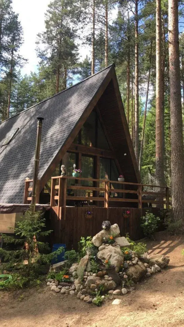Частный дом Уютный дoм A-frame