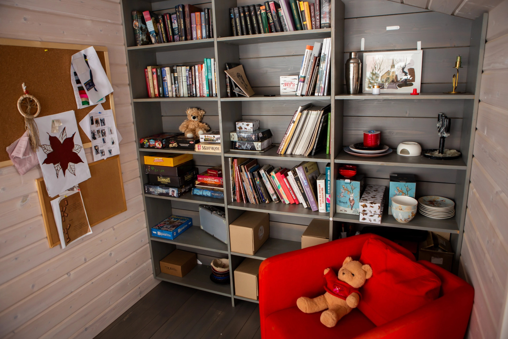 Частный дом Барн с баней и большой игровой зоной