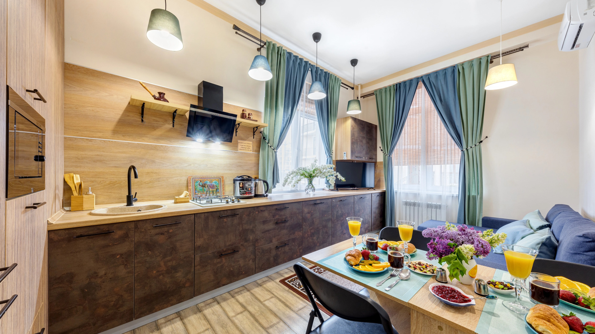 Апартаменты "Наутилус" с балконом в ЖК Черноморский 2