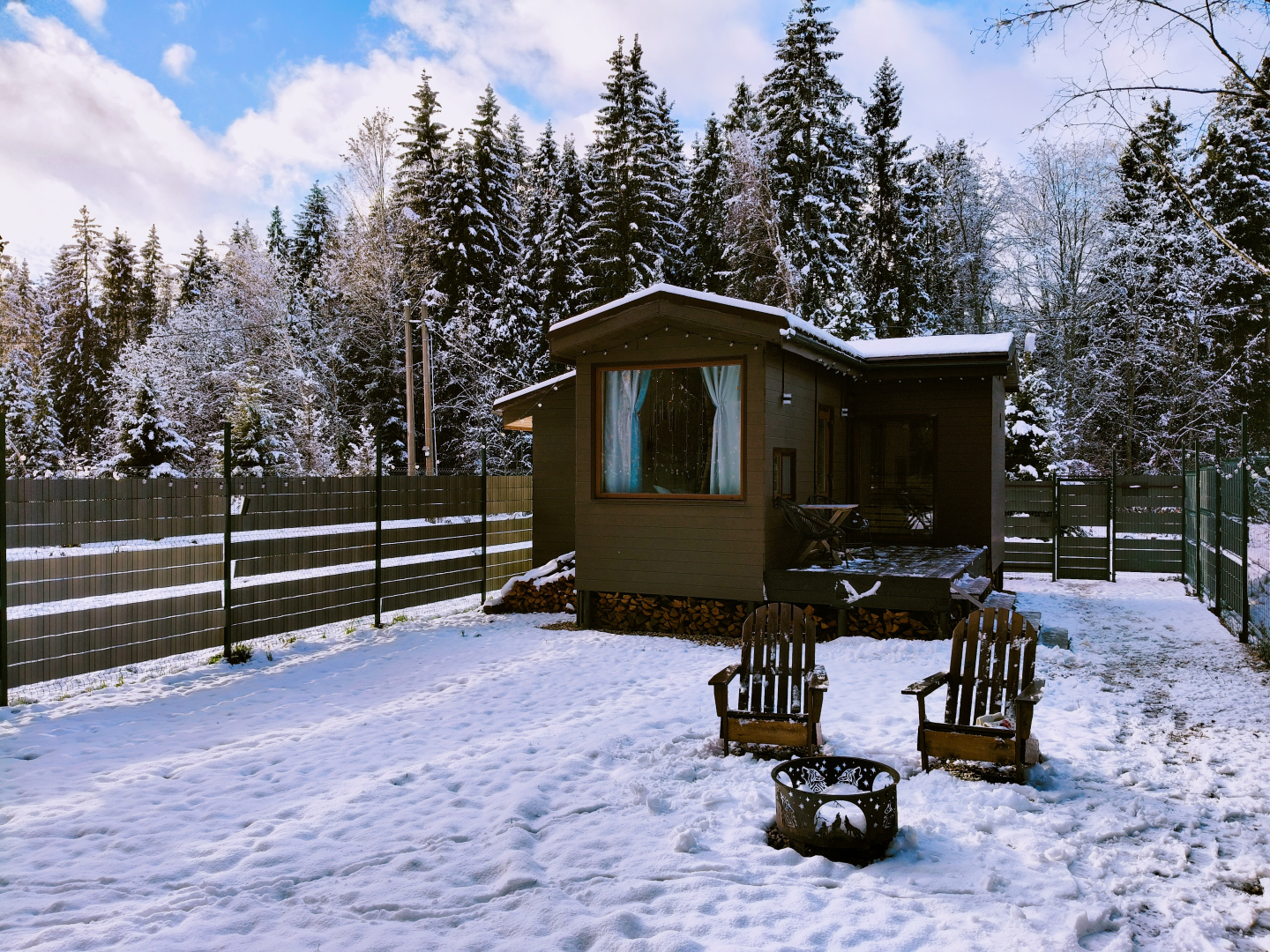 Частный Дом Lisitsky с Сауной в Лесу