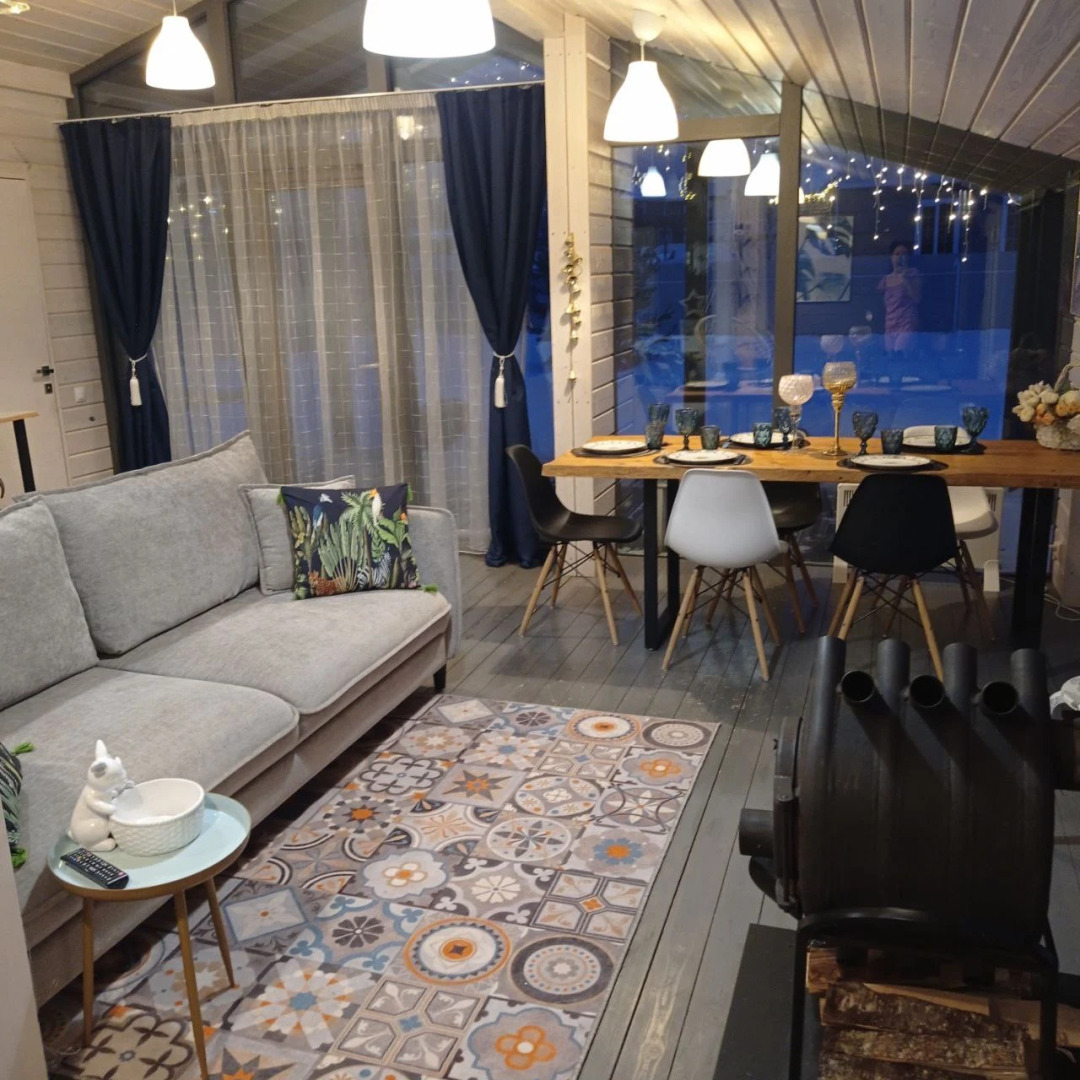 Частный дом Барн с баней и большой игровой зоной