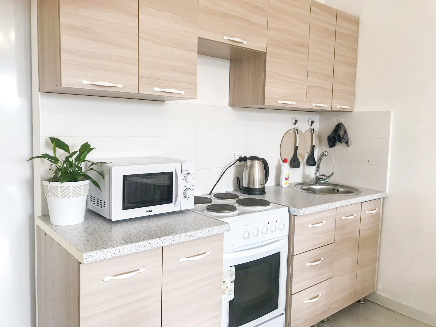 Апартаменты ADT Beige and white