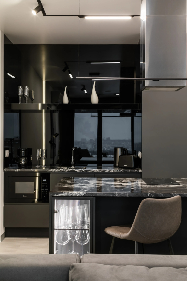 Апартаменты Loca Republic на 20 Этаже с Панорамным Видом