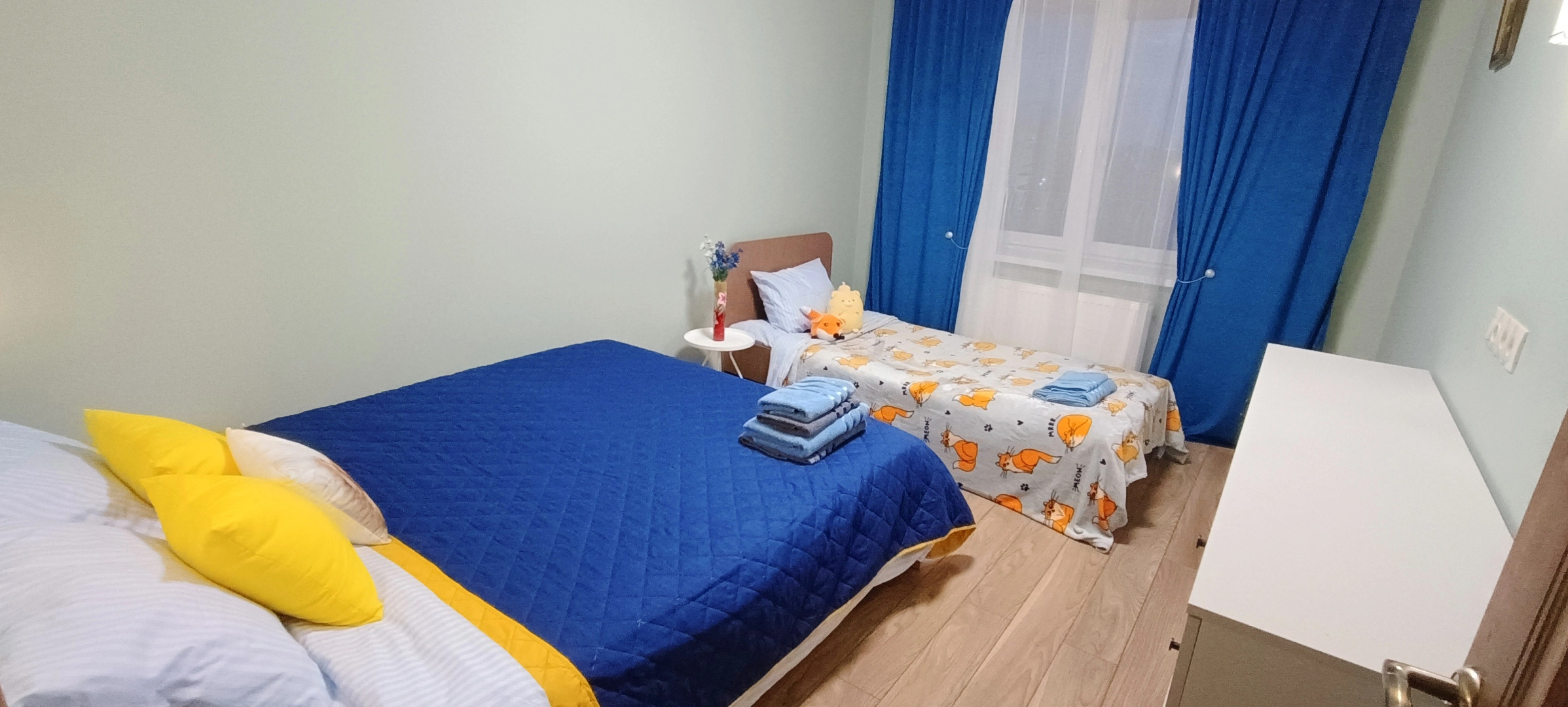 Апартаменты Новый дом, рядом с морем, 2 отдельные комнаты