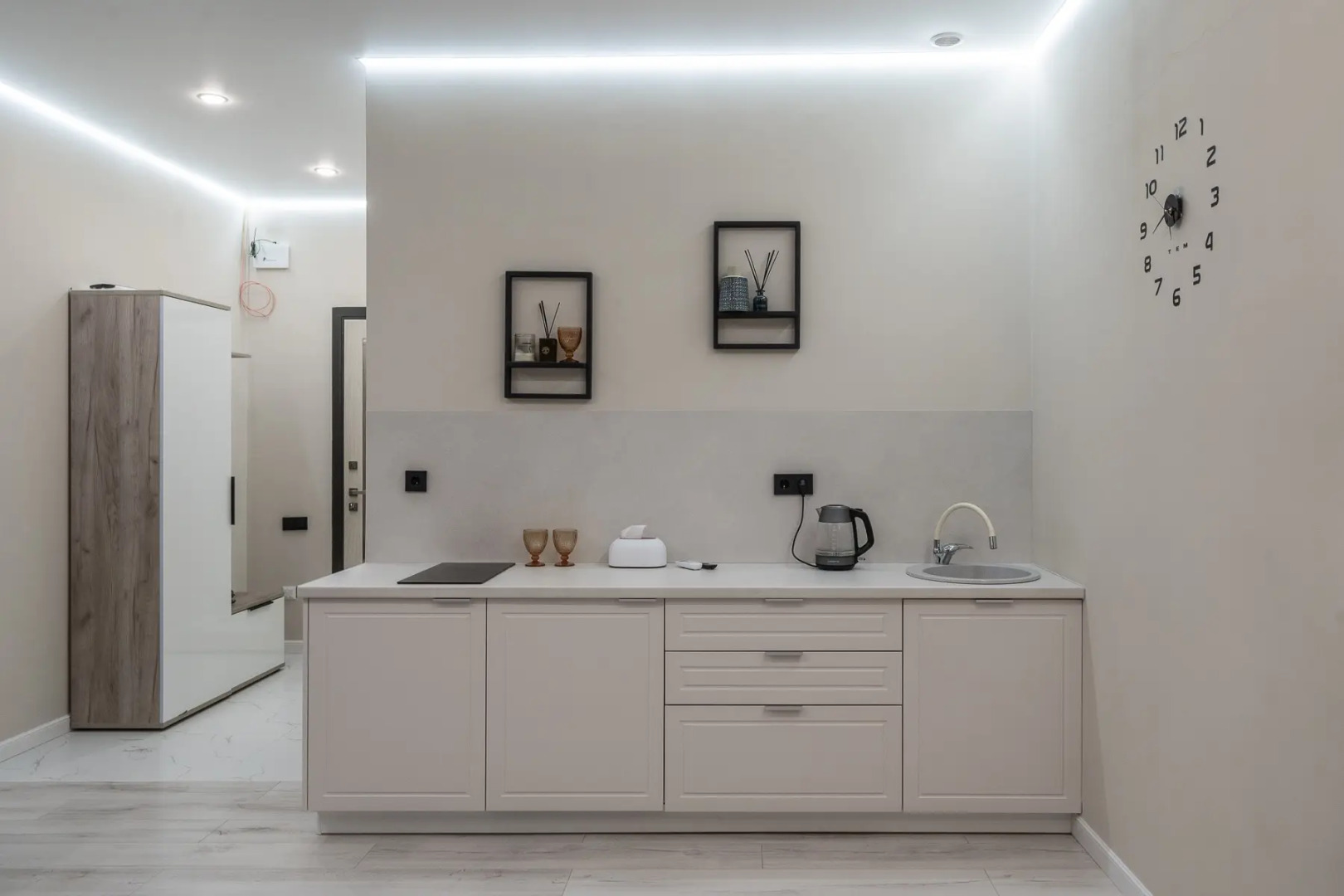 Квартира Студия Люкс в Синих Тонах