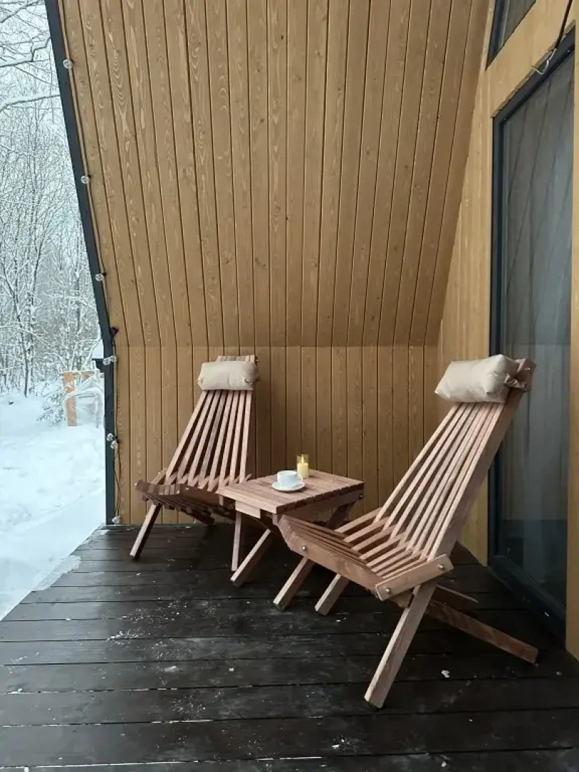 Частный Дом Афрейм с видом на лес №3