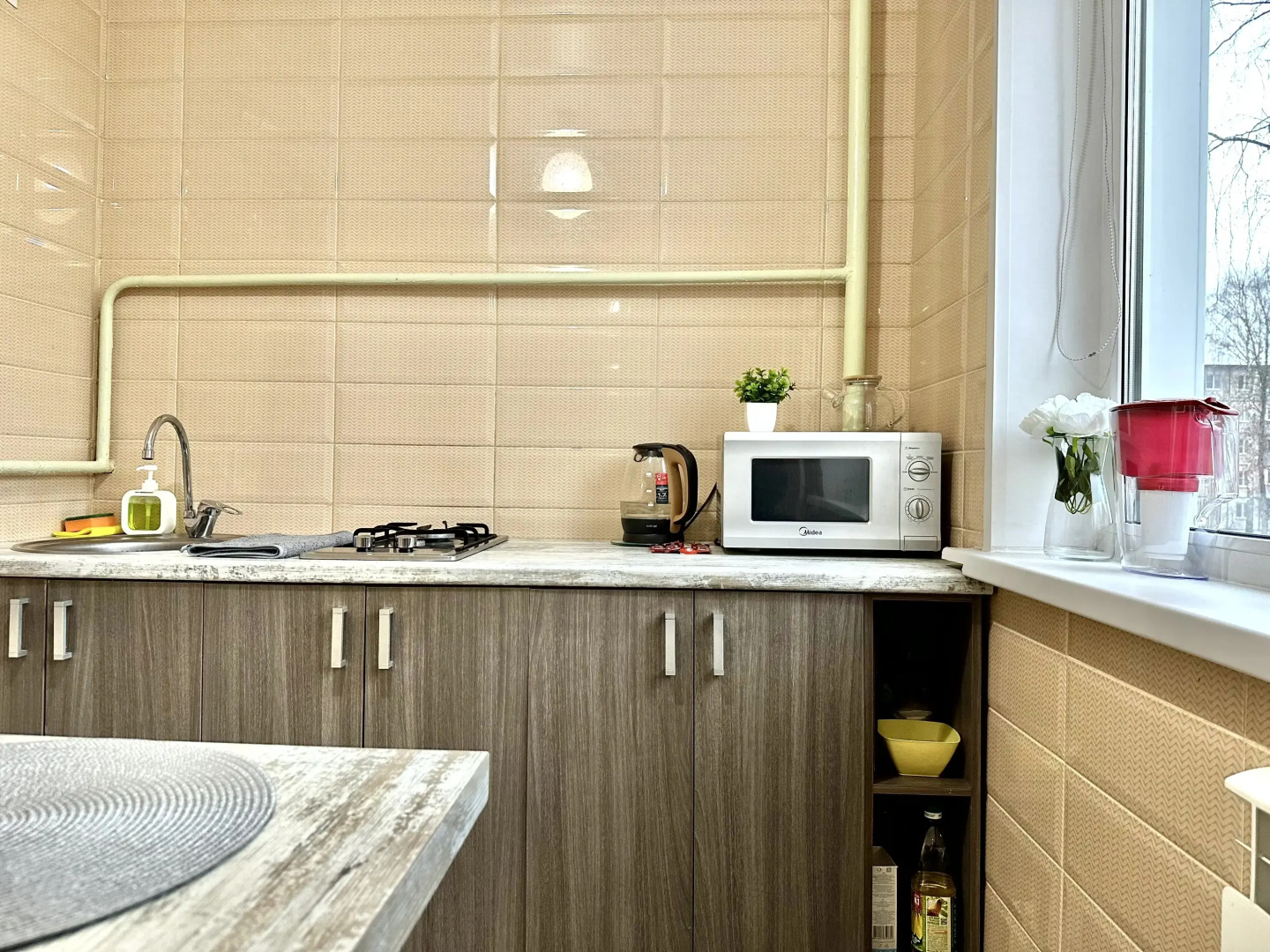 Квартира Двухкомнатная Сети На время на ул. Лежневская