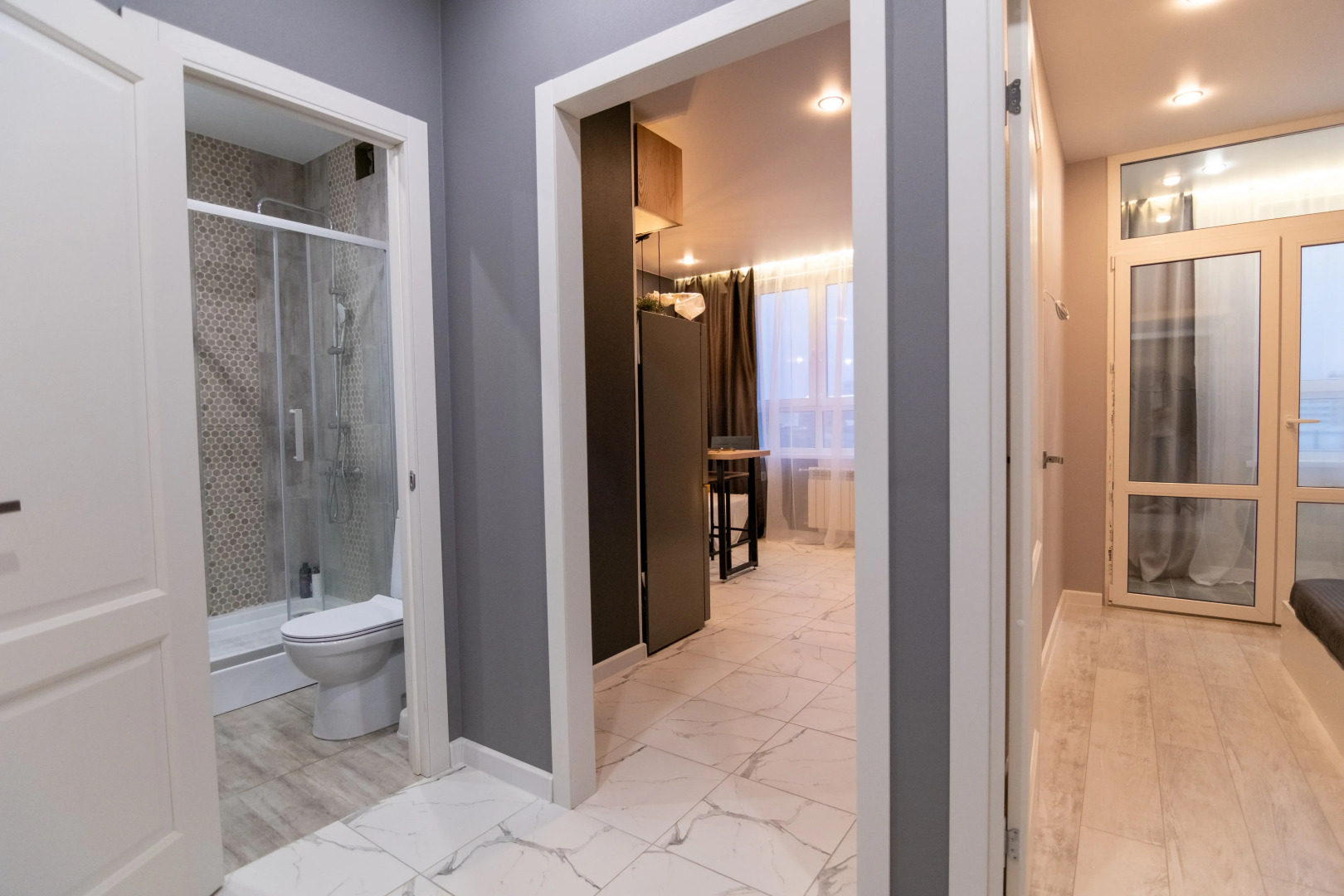 Апартаменты в новострое на троих