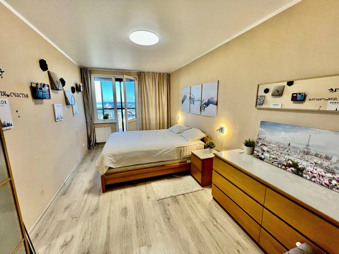 Просторная Евро2к на 12 этаже с видом на Финский залив