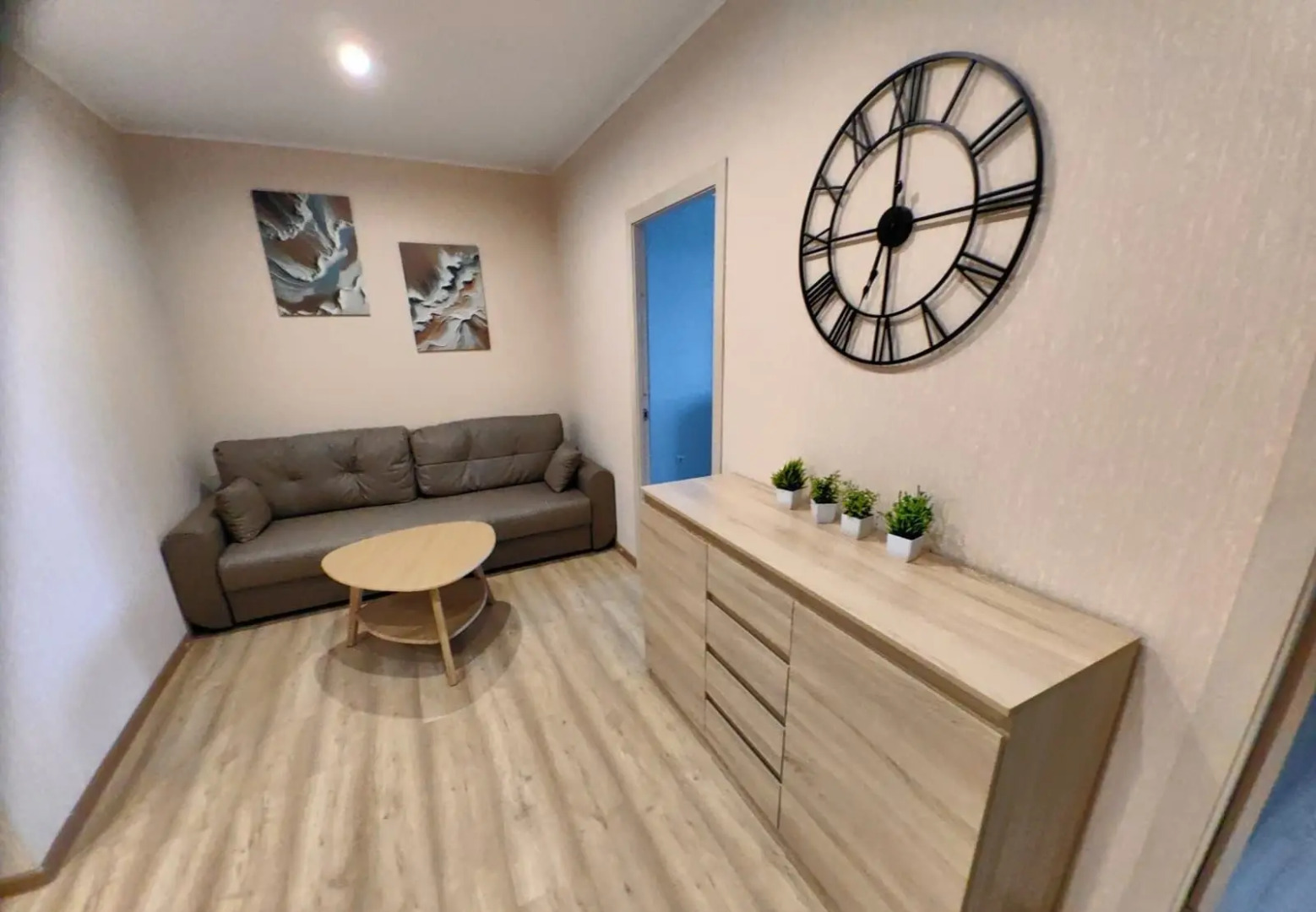 Квартира Современная видовая 1-комнатная квартира с кондиционером рядом с рекой