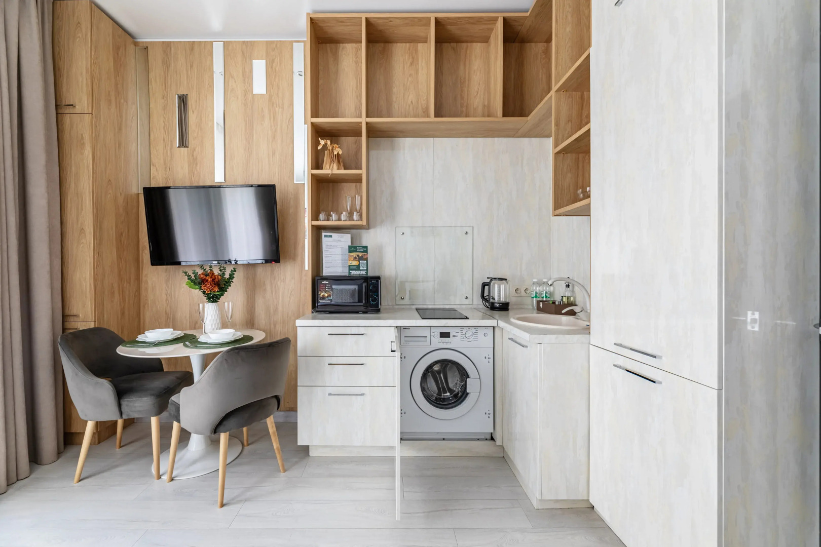 Апартаменты Студия Сибирские номера с раздельными кроватями в центре Казани