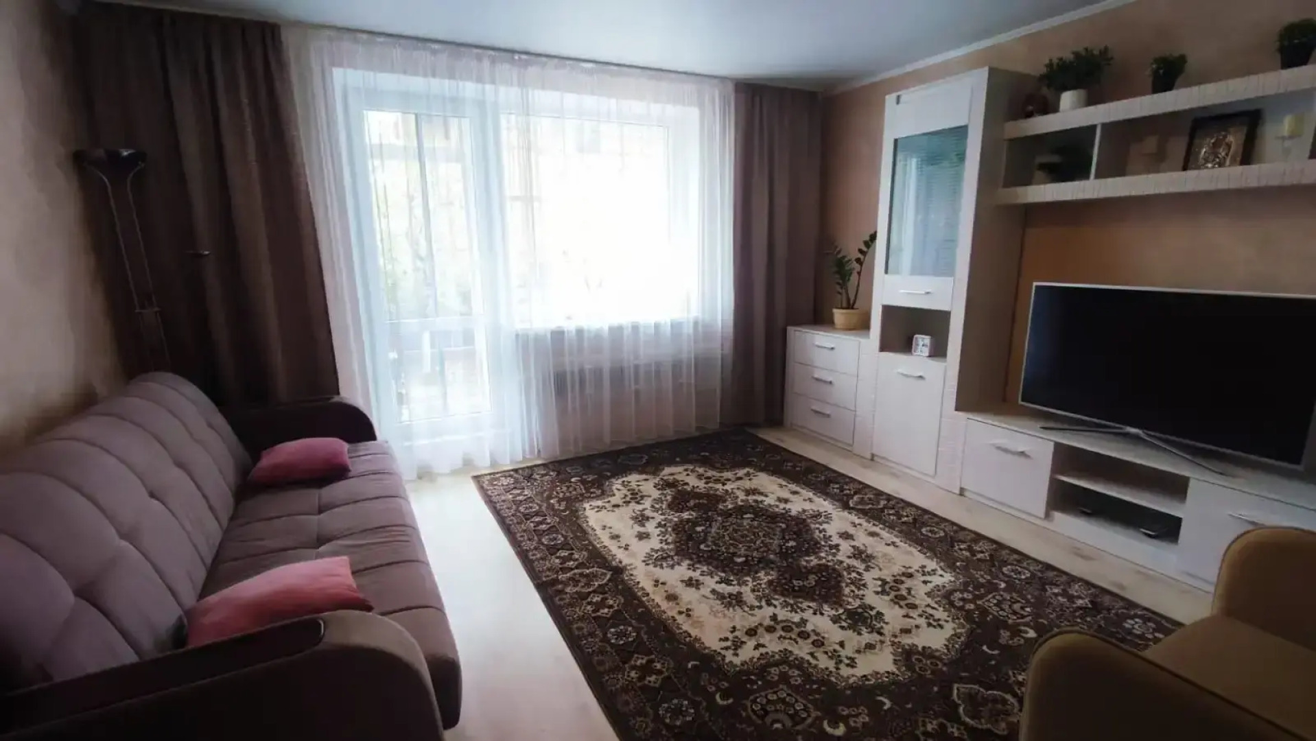 Квартира 1-комнатная с зоной барбекю на Лермонтова