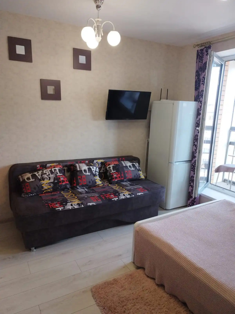 Апартаменты Студия на 16 этаже с большой лоджией в Мурино