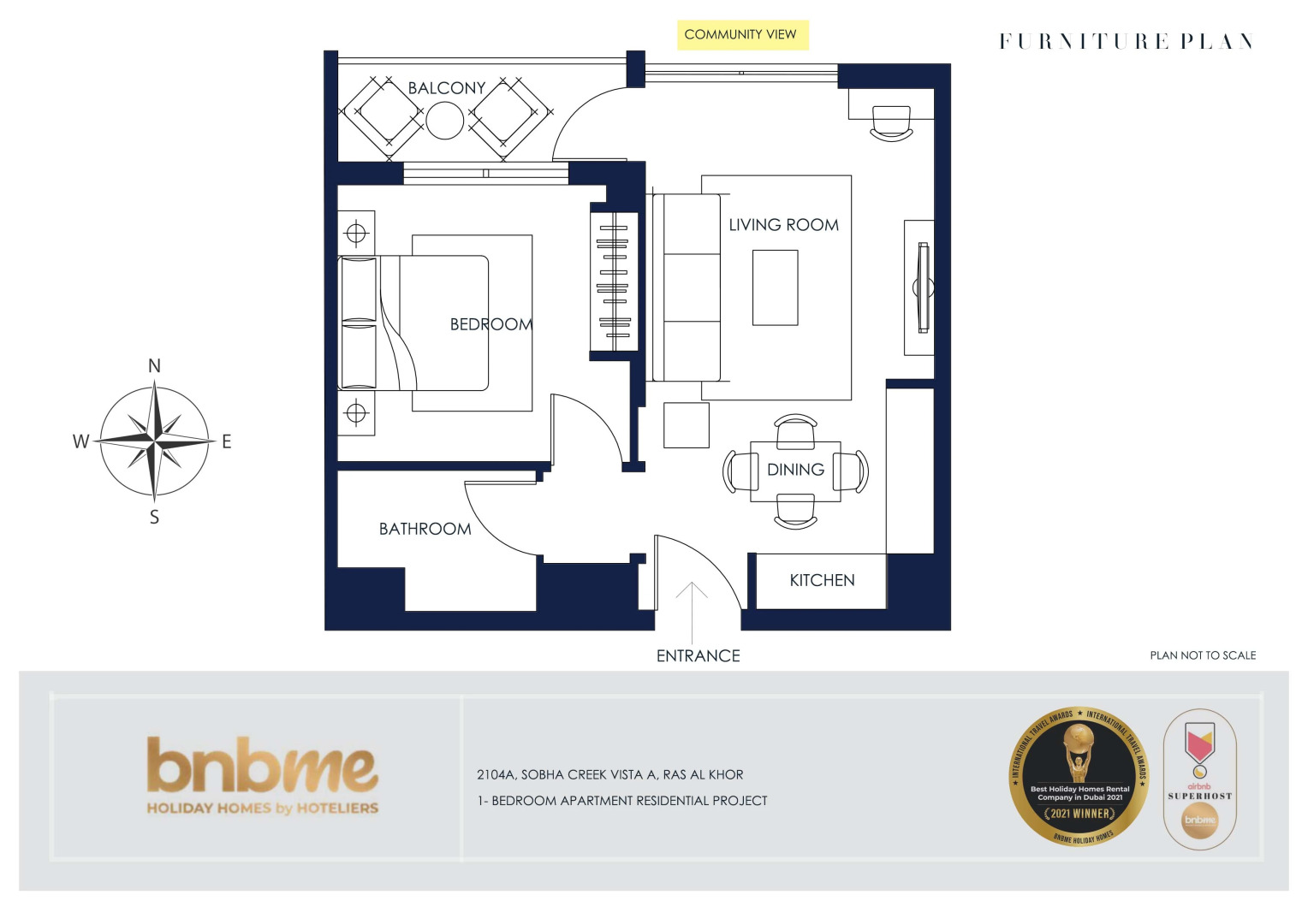 Апартаменты bnbmehomes | Perfect 1 BR for Corporate Stays-2104