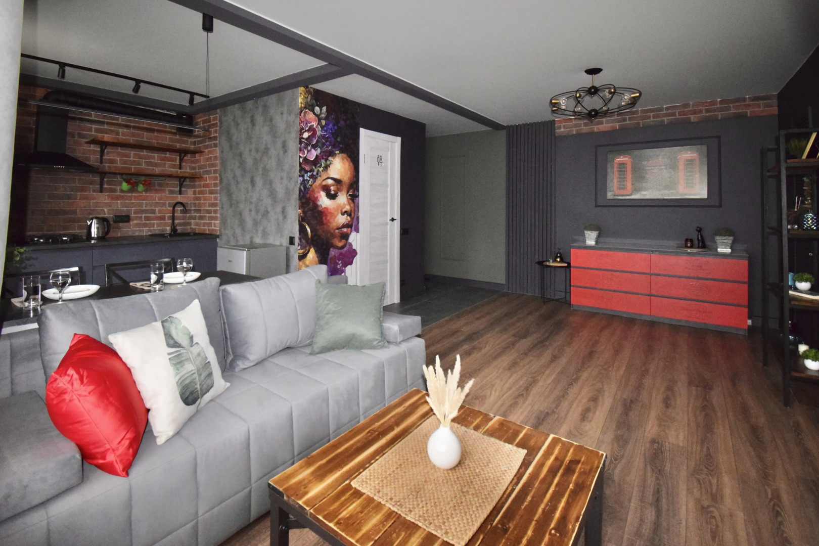 Апартаменты Дизайнерская двухкомнатная квартира в Кронштадте