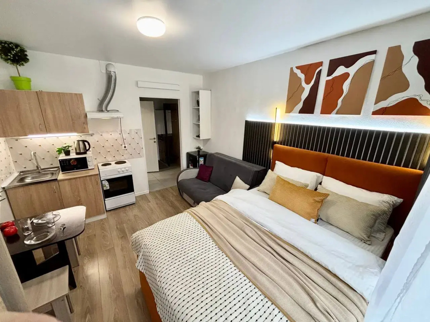 Квартира милая студия для 4х гостей