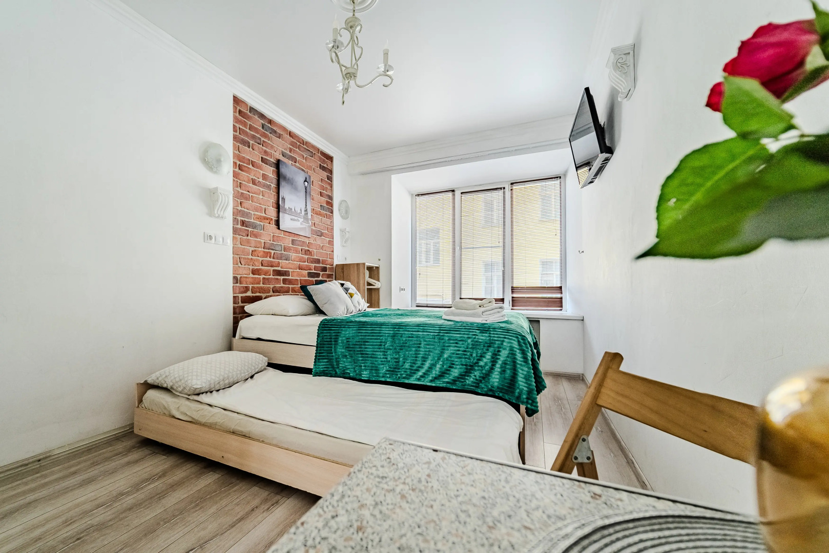 Апартаменты Трехместный номер студио в центре города