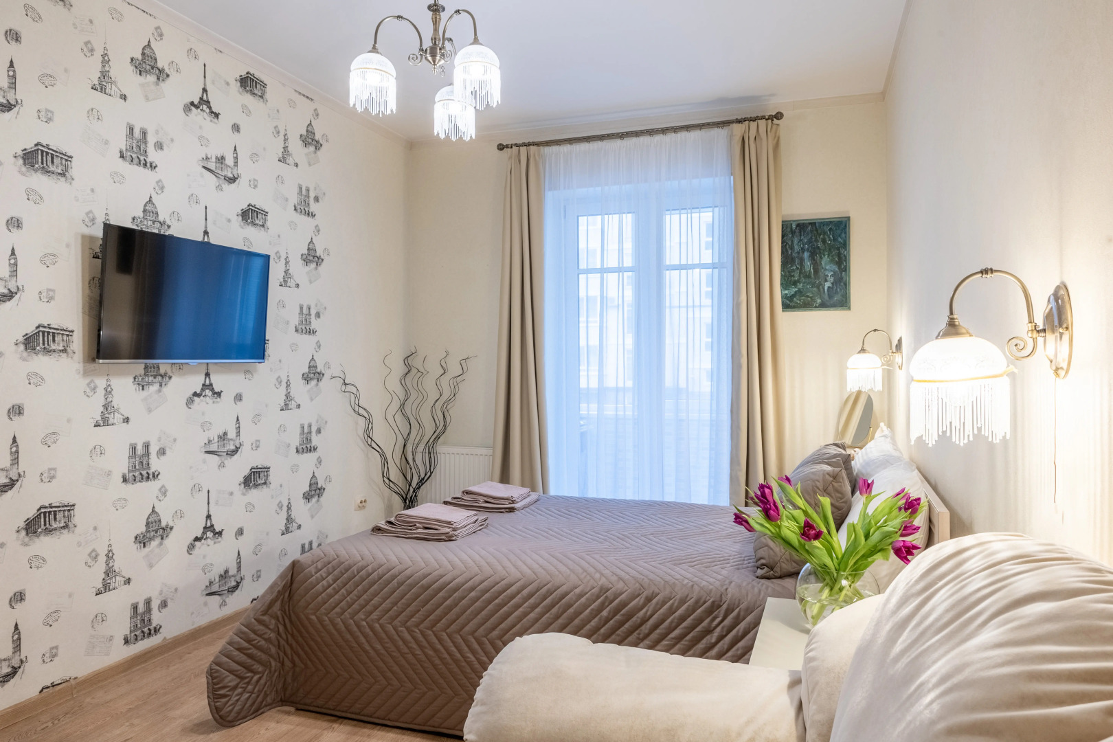 Апартаменты Атмосферная квартира в Сестрорецке