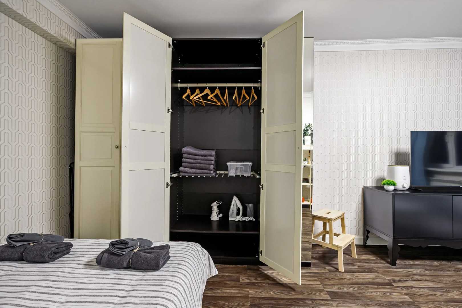 Апартаменты Belorusskaya railway station cozy apartment with parking