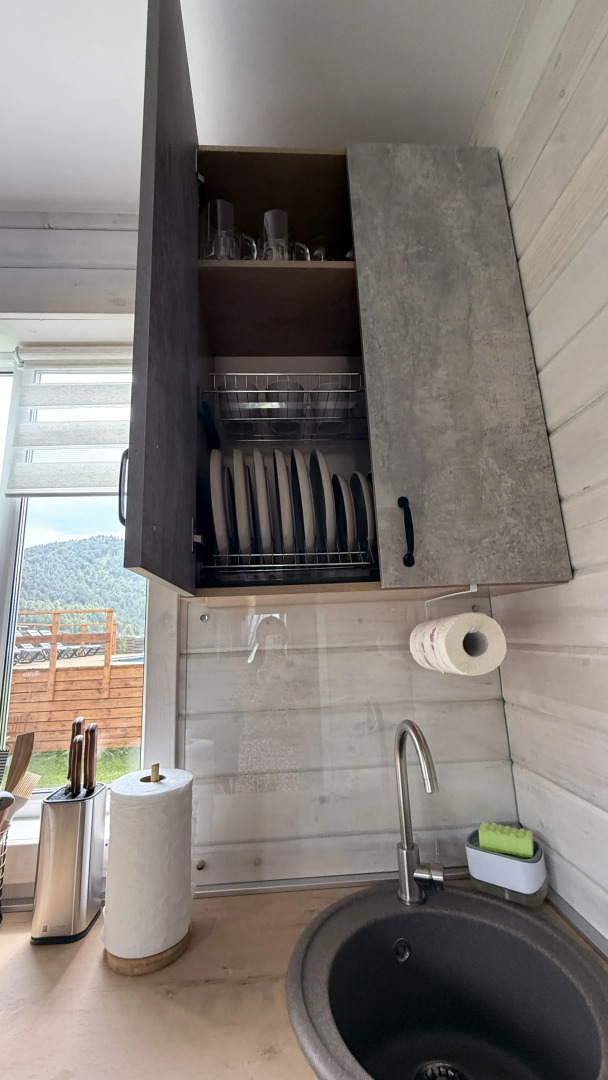 Шале с террасой в горах