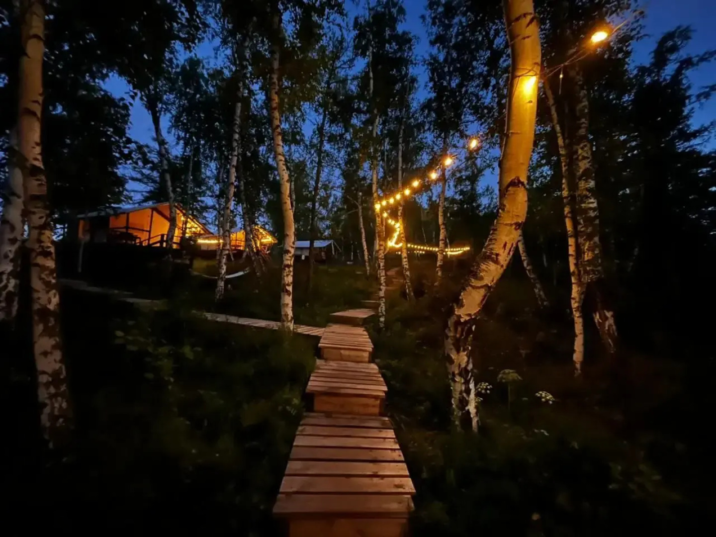 Глэмпинг Наедине