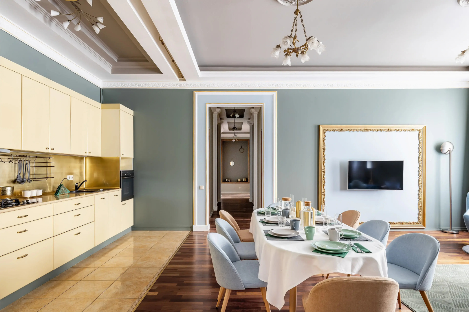 Апартаменты Riverside 160 кв.м на Набережной Реки Мойки