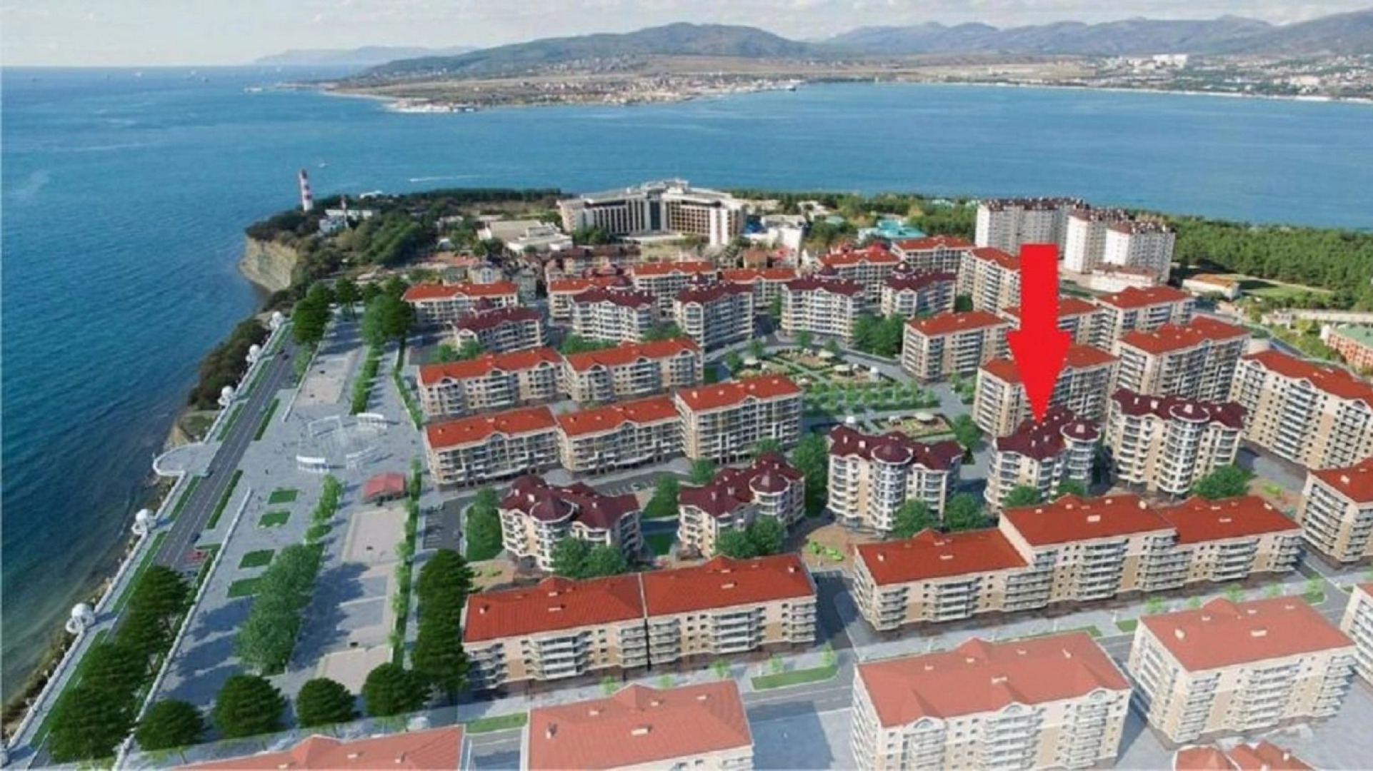 Апартаменты "Наутилус" с балконом в ЖК Черноморский 2