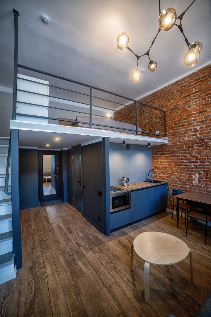 Квартира Современная двухуровневая студия