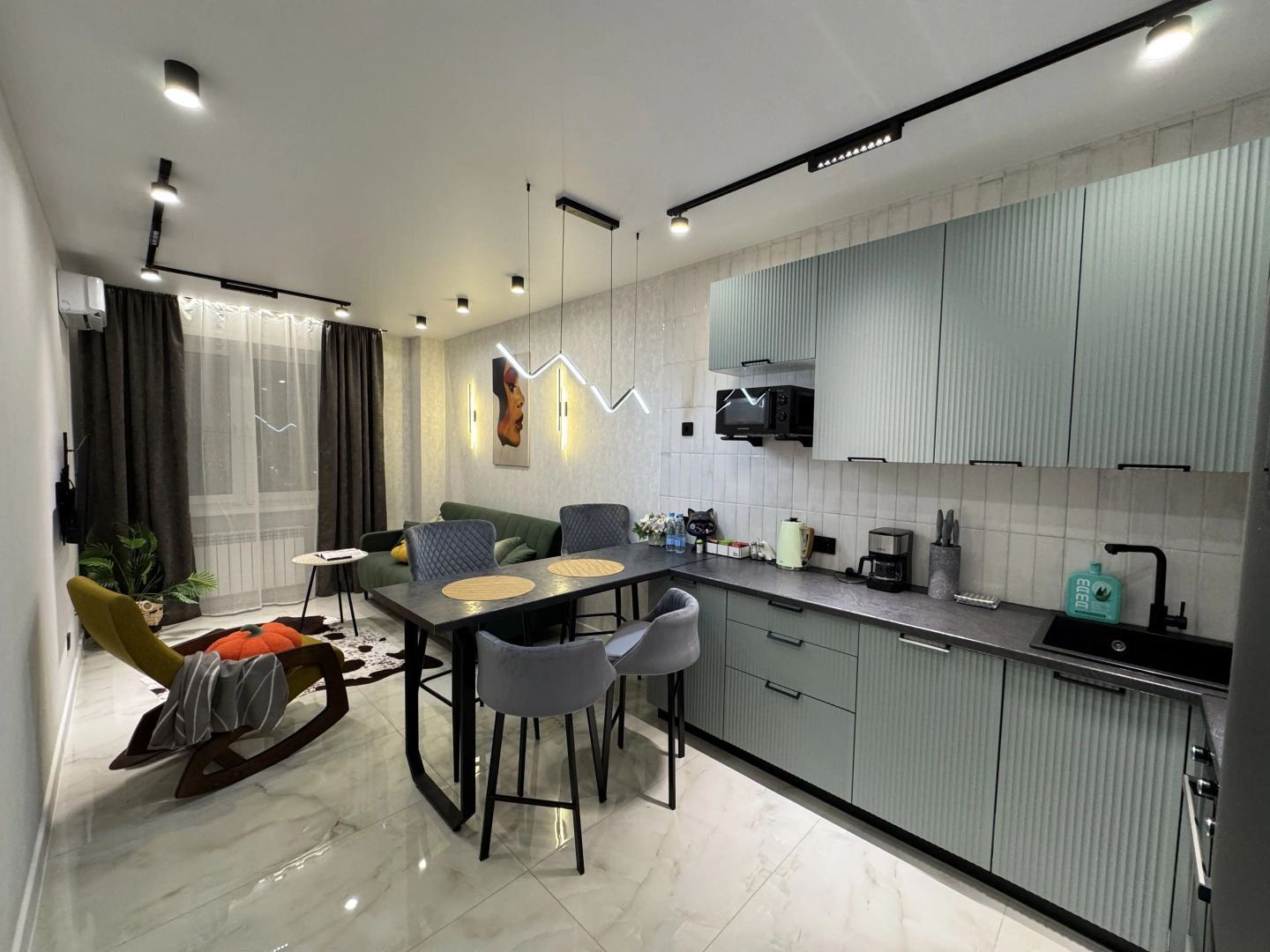 Квартира С дизайнерским ремонтом в новом доме