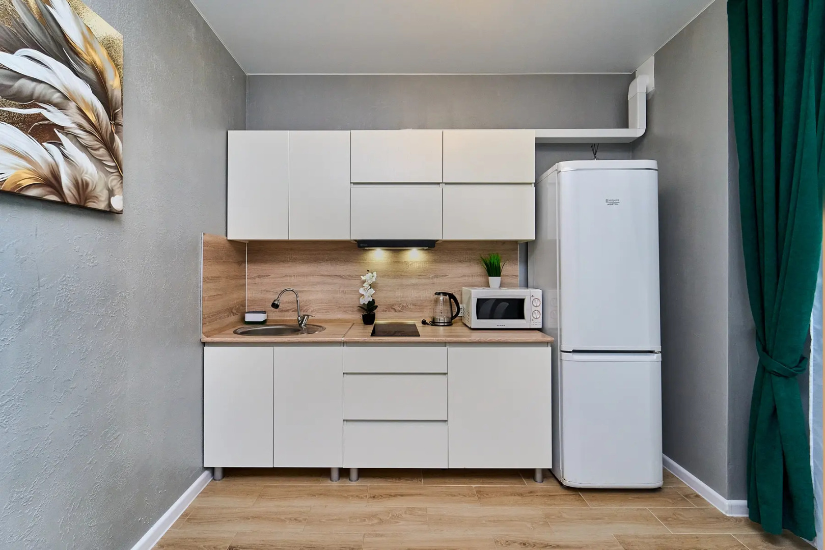 Квартира однокомнатная у парка Облаков Галицкого на 4 гостя