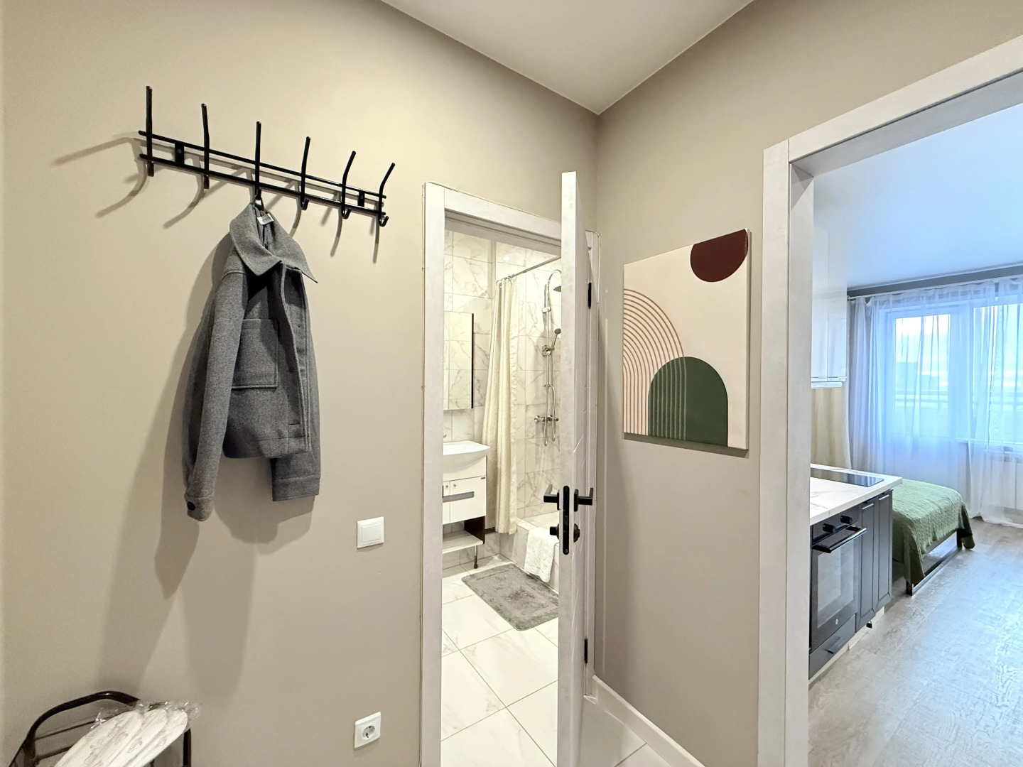 Апартаменты Studio with city view from the 22nd floor