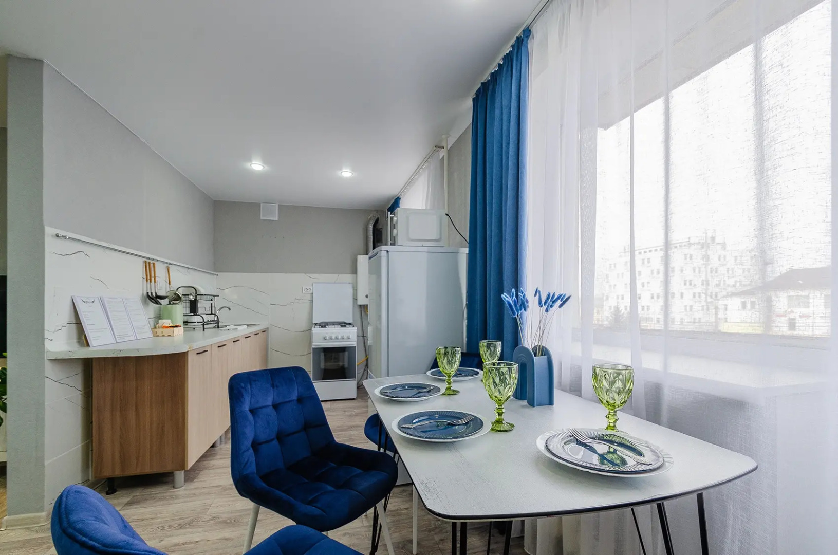 Апартаменты Аквамариновые в центре