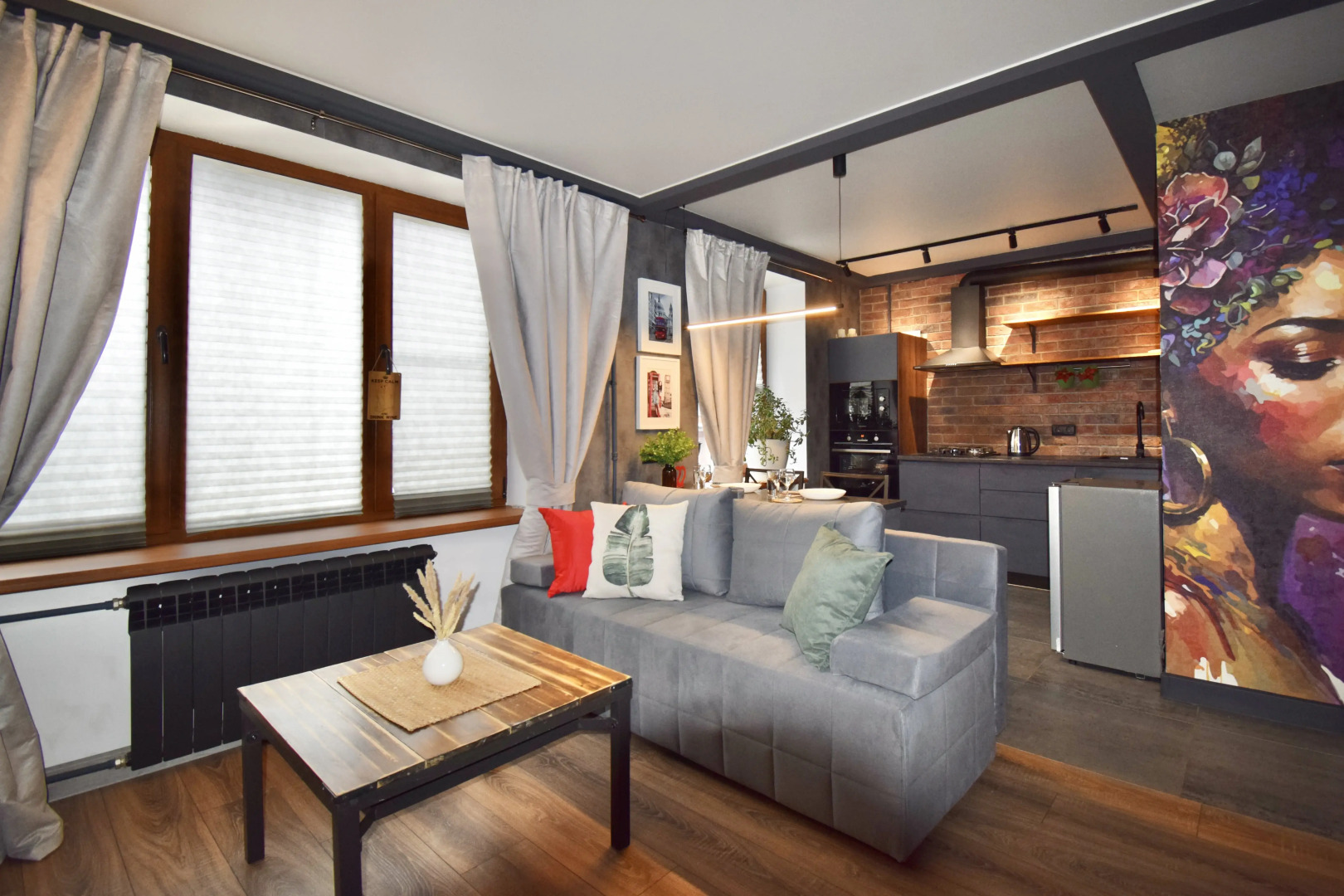 Апартаменты Дизайнерская двухкомнатная квартира в Кронштадте