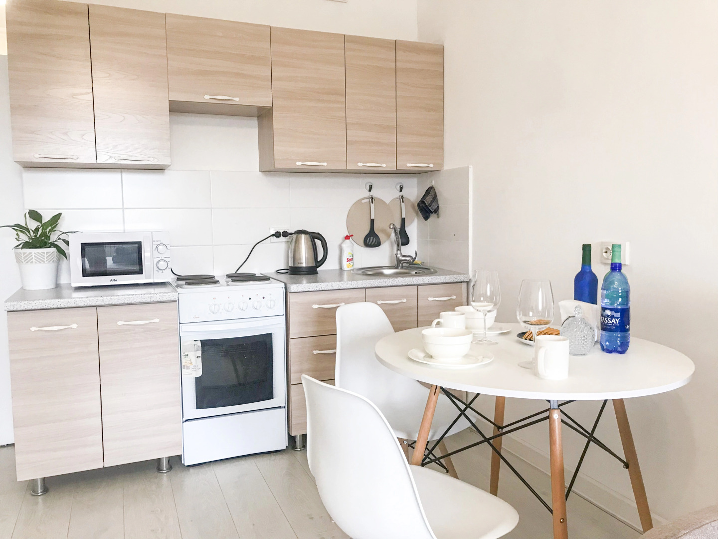 Апартаменты ADT Beige and white