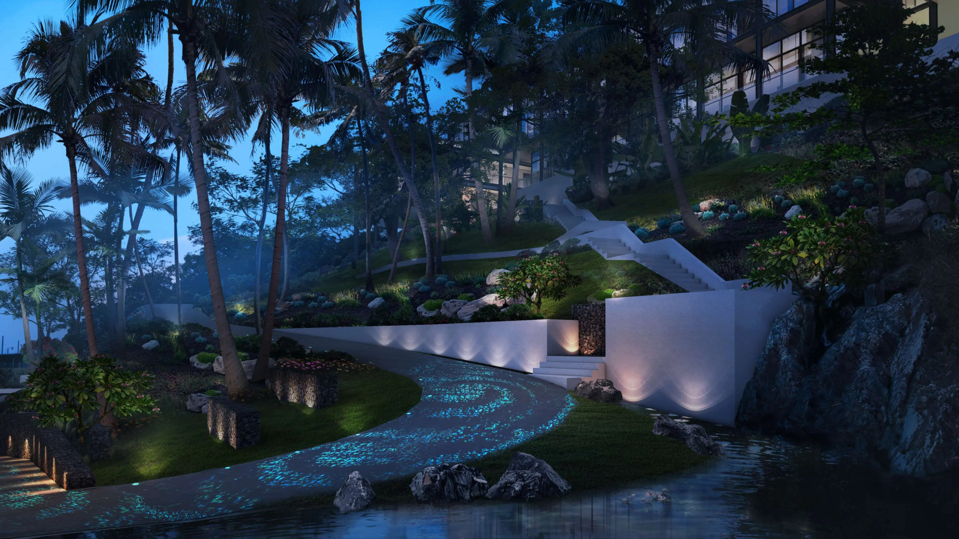 Курортный отель Palau Sunrise Sea View Landison Retreat