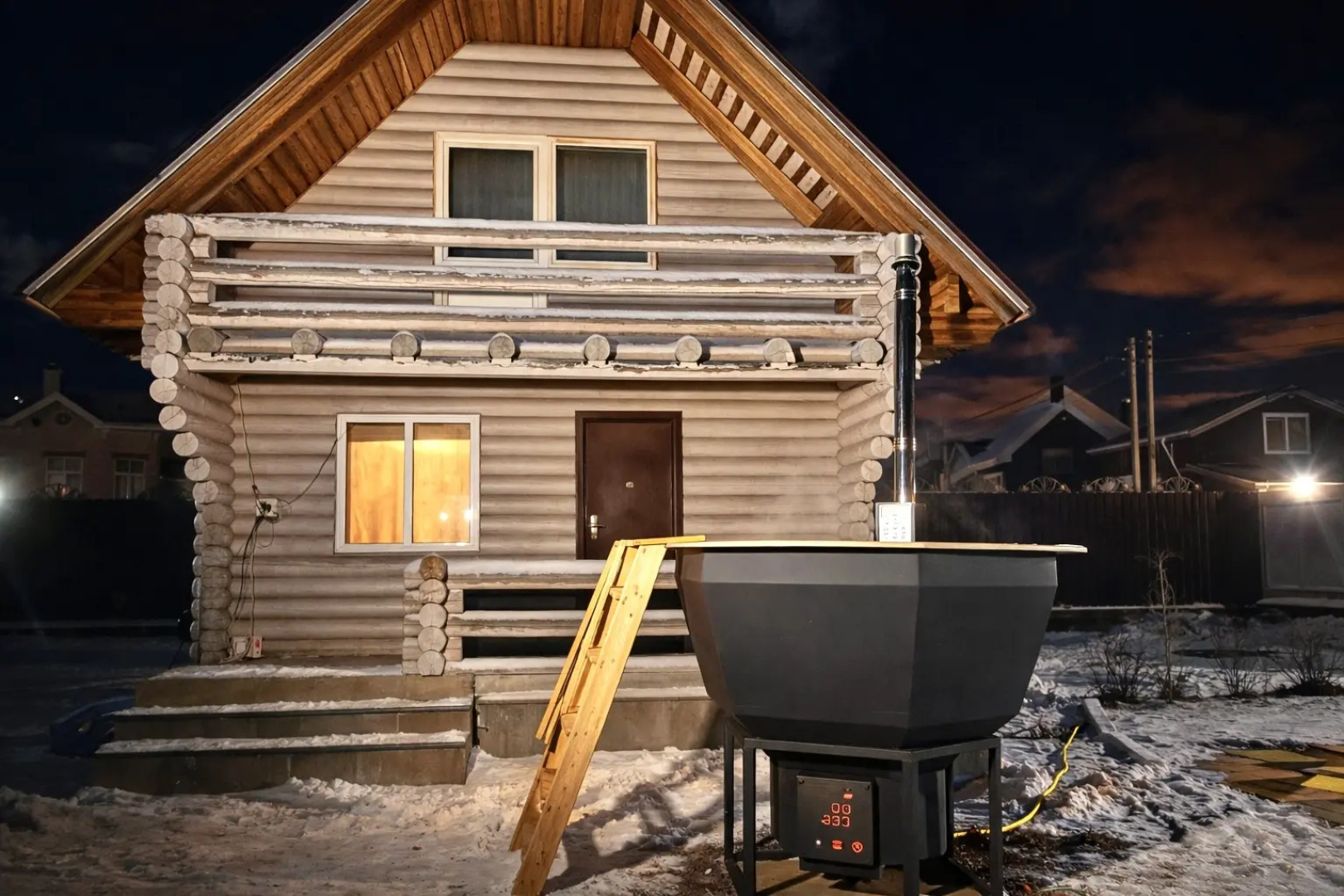 Частный Дом с баней на дровах